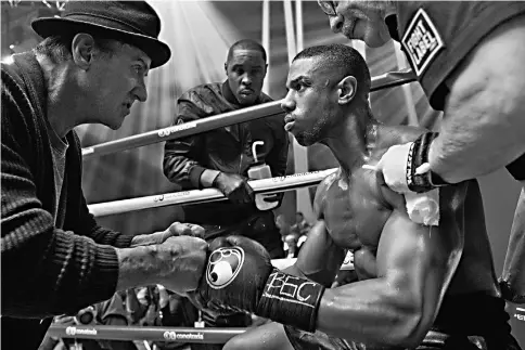  ??  ?? Sylvester Stallone stars as Rocky Balboa and Jordan as ‘Adonis Creed II’. — Courtesy of Metro Goldwyn Mayer Pictures/Warner Bros. Pictures.