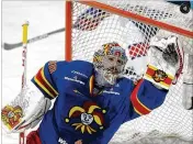  ?? TNS ?? Goaltender Ryan Zapolski probably will be starting for the U.S. team. Zapolski has a 1.73 goals-against average and .932 save percentage in the KHL this season.