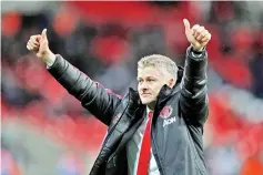  ??  ?? Ole Gunnar Solskjaer has been named as Manchester United’s new full-time manager. - AFP photo