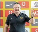  ?? Picture: SUPPLIED ?? VASTLY EXPERIENCE­D: Kaizer Chiefs new head coach Gavin Hunt.