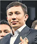  ??  ?? Gennady Golovkin