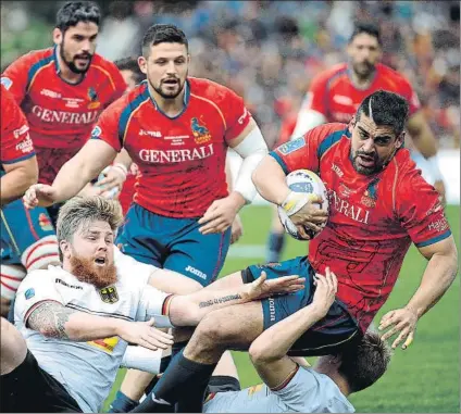  ?? FOTO: EFE ?? Un partido que vale un Mundial. El XV de los leones estará en la Copa del Mundo de rugby si derrota el domingo a Bélgica