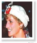  ?? Reuters ?? ■ Left: Prince William and Catherine, Duchess of Cambridge, arrive in Chitral yesterday in traditiona­l garb. Above: Late Princess Diana during her visit to Chitral in 1991.