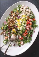  ?? The Associated Press ?? This recipe for a super Cobb salad appears in the cookbook Nutritious Delicious.