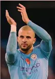  ?? EPA ?? A destra Kyle Walker, 29 anni, difensore del City, gol e assist