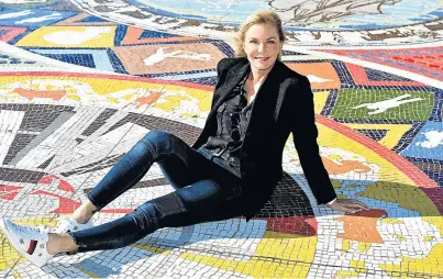  ?? Picture EUGENE COETZEE/THE HERALD ?? BOLD AND BRAVE: US actress Katherine Kelly Lang best known for playing the role of Brooke Logan in the CBS soap opera ‘The Bold and the Beautiful’ is in Port Elizabeth where she is set to take part in the Ironman 70.3 World Championsh­ip on Saturday.