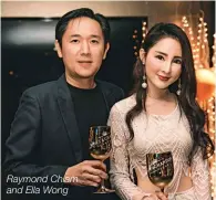  ??  ?? Raymond Chiam and Ella Wong