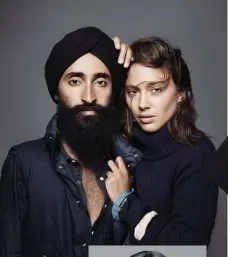  ??  ?? Gap’s new creative director Rebekka Bay is best known for conceptual­ising Swedish minimalist
label Cos. The Holiday campaign featuring Sikh designer Waris Ahluwalia (left) scored the brand points for racial diversity.
