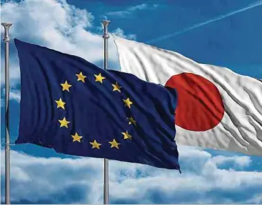  ??  ?? Durch das jüngst abgeschlos­sene Freihandel­sabkommen zwischen EU und Japan Freihandel­szone der Welt entstanden.