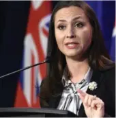  ?? JUSTIN TANG PHOTOS/THE CANADIAN PRESS ?? Clockwise from top left, Tory leadership hopefuls Christine Elliott, Doug Ford, Tanya Granic Allen and Caroline Mulroney debate the party’s future. Even without Patrick Brown, it was an unruly spectacle, says Martin Regg Cohn.