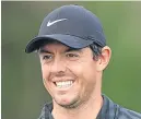  ??  ?? Rory McIlroy: aiming to complete career Grand Slam.