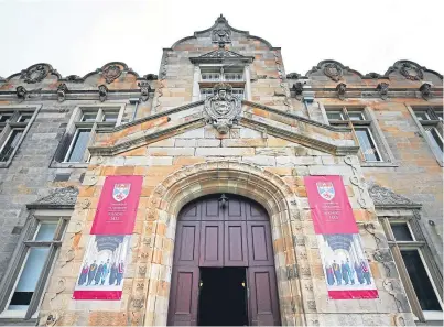  ?? Picture: Jane Barlow/PA Wire ?? Talk of the town: St Andrews University will play host to the Q&A.