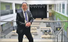  ??  ?? Oban High School head teacher Peter Bain is managing Tiree High School for a six-month trial period.