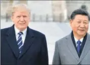  ?? AFP/FILE ?? US President Trump and Chinese President Xi Jinping.