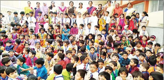  ??  ?? On April 13, ICSK Junior Pre-primary section celebrated Traditiona­l Costume Day. The day was to mark a homely ambience in the portals of the school. The benchmark of the day was to see our worthy Principal in-charge, Vice Principal and the entire...