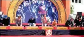  ??  ?? PRODUCCIÓ N. ‘Avengers: Endgame’ quedará registrada en la historia del cine.