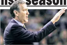  ?? AP ?? SETTLE DOWN: Coach Jeff Hornacek’s job is not in danger, according to Knicks GM Scott Perry.