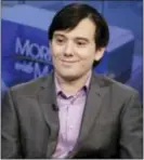  ?? RICHARD DREW — THE ASSOCIATED PRESS FILE ?? Martin Shkreli is interviewe­d on the Fox Business Network in New York.