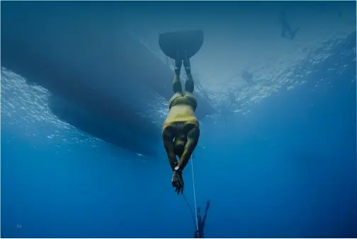  ??  ?? BELOW: Alexey Molchanov (Russia), President of AIDA Russia, World Champion,
co-founder of Molchanovs, co-founder of Russian Freediving Federation Multiple World Records, Static Apnea: 130m (426ft),
Dynamic With Fins: 125m (410ft)