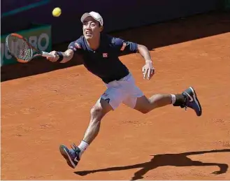  ?? Agustin Marcarian/19.fev.2017/ AP Photo ?? O japonês Kei Nishikori, quinto colocado no ranking, é o principal nome do Aberto do Rio