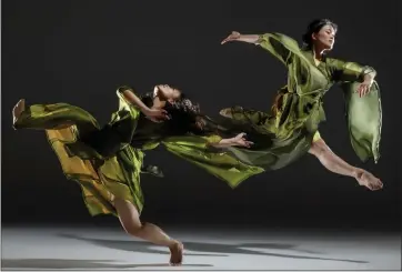  ?? SHARP & FINE COMPANY ?? Sisters Megan Kurashige, left, and Shannon Kurashige of Sharp & Fine Company are among the choreograp­hers and performers contributi­ng to Oakland Ballet's Dancing Moons Festival.