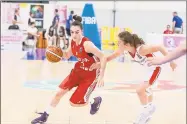  ?? Fiba.basketball ?? Incoming UConn freshman Nika Muhl, from Croatia, hopes to be on campus soon.