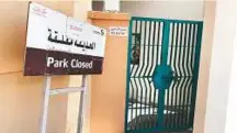  ?? Sajila Saseendran/Gulf News ?? Many families turned out at Dubai Zoo in Jumeirah during Eid not knowing that the facility had been closed forever.