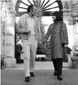  ??  ?? In this file photo taken on December 19, 1966, French actor Michel Piccoli and French singer and actress Juliette Greco hold each other’s hands during their honeymoon, near Paris.—AFP photos