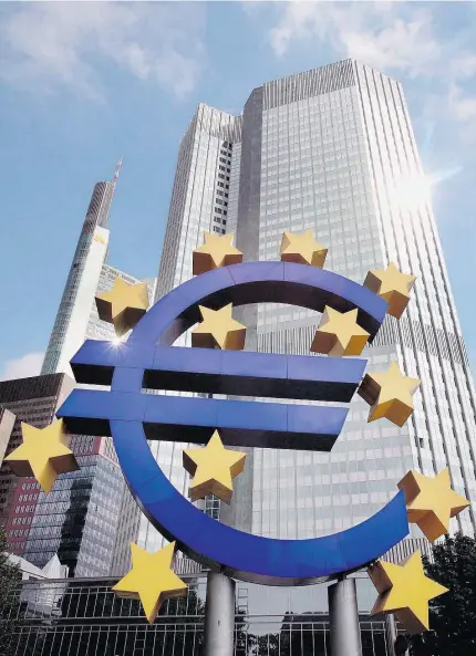  ?? Boris Roessler/epa ?? Os cálculos do BCE têm por base o desenho das novas regras conhecido a 10 de fevereiro.