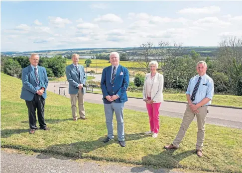  ?? ?? EXPERTISE: The RHASS presidenti­al team for 2022 representi­ng the Highlands and Islands are, from left, Sandy Cumming, Andrew Shepherd, Ewan Macdonald, Isobel McCallum and Rod Mackenzie.