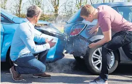  ??  ?? Cash crunch…car insurance payments are set to rocket for the young