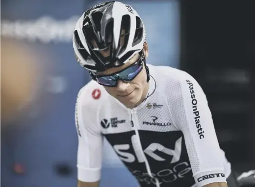  ??  ?? 0 Rough ride: During the 2015 edition of the Tour de France Chris Froome said a man threw a cup of urine at him while yelling ‘ doper’.