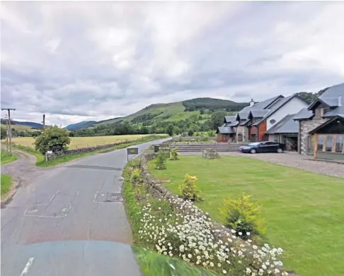  ?? ?? AMBITION: Plans have been lodged for the developmen­t at Coshievill­e Farm and Milton Cottage, Highland Perthshire.