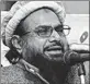  ??  ?? JuD chief Hafiz Saeed