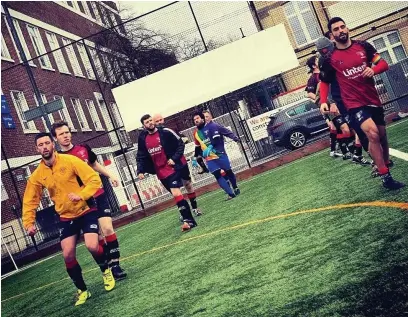  ??  ?? ●●Lancashire and Cheshire League side Village Manchester FC have been shortliste­d at the Football v Homophobia awards