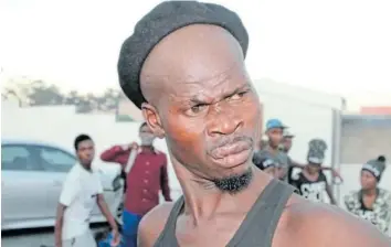  ?? Pictures: SUPPLIED ?? Popular Mdantsane man Masixole “Zankqenkqe” Nelani died on Monday. Nelani was known for his animated character which touched the lives of many people in the township.