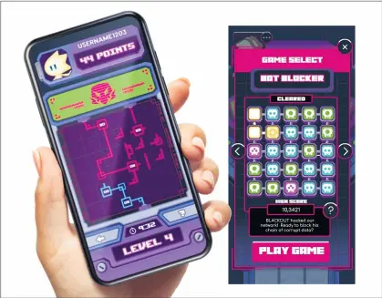  ?? SKILLSGAPP ?? Skillsgapp, a gaming developmen­t company, is working with the San Bernardino County superinten­dent of schools to provide interactiv­e apps focused on helping students gain the skills needed to land good-paying jobs in today’s economy. The apps target middle and high school kids.