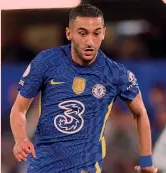  ?? EPA ?? Due stagioni al Chelsea
Hakim Ziyech, 29 anni, marocchino, è reduce da due stagioni al Chelsea con cui lo scorso anno ha vinto la Champions
