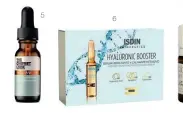  ??  ?? 5
6
1. SÉRUM REVITALIFT ( L´ÓREAL PARIS). 2. SUERO REDUCTOR DE ARRUGAS CHRONOS ( NATURA). 3. CREMA FACIAL HYALURONIC D ( LIDHERMA). 4. SÉRUM HYALURON
FILLER 3D ( EUCERIN). 5. BOOSTER HYALU-A/SI ( THE CHEMIST LOOK). 6. AMPOLLAS HYALURONIC BOOSTER
( ISDIN). 7. SÉRUM FIRMESS ( PB).