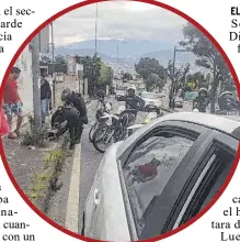  ?? ?? Los policías recogieron los indicios en la escena. Ya identifica­ron a los implicados.