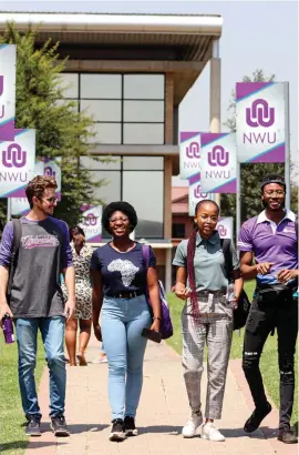  ?? /NWU ?? North-west University gets top marks for safety.