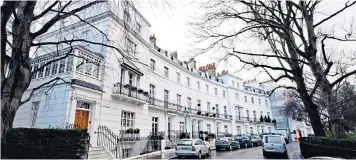  ??  ?? Expensive homes bear testament to the wealth of Kensington – but regional inequality in the UK is similar to that of our neighbours