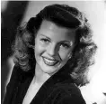  ?? Supplied ?? Actress Rita Hayworth was the pin-up star during the Second World War.