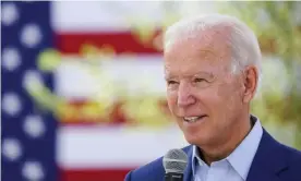  ?? Photograph: Kevin Lamarque/Reuters ?? Joe Biden in North Carolina last week.