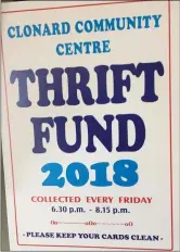  ??  ?? The weekly thrift fund collection is a tradition in many parishes around the country - including Clonard in Wexford.