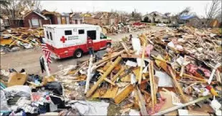  ?? PHOTO PROVIDED ?? The American Red Cross is witnessing first-hand the adverse impacts of more extreme weather events.