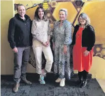 ?? PHOTO: SUPPLIED ?? Celebratin­g the best . . . Looking forward to the Waitaki Business Awards are organising committee members (from left) Greg Webster, Rebecca Finlay, Annabel Berry and Cara Tipping Smith.
