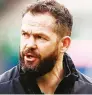  ??  ?? Wanted: Andy Farrell