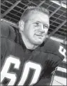  ?? AP PHOTO ?? In this Dec. 13, 1966, file photo, Tommy Nobis of the Atlanta Falcons poses.