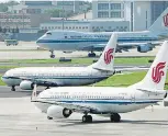  ?? AP ?? Total air passenger traffic in China reached almost 180 million trips in the first three months of 2024.